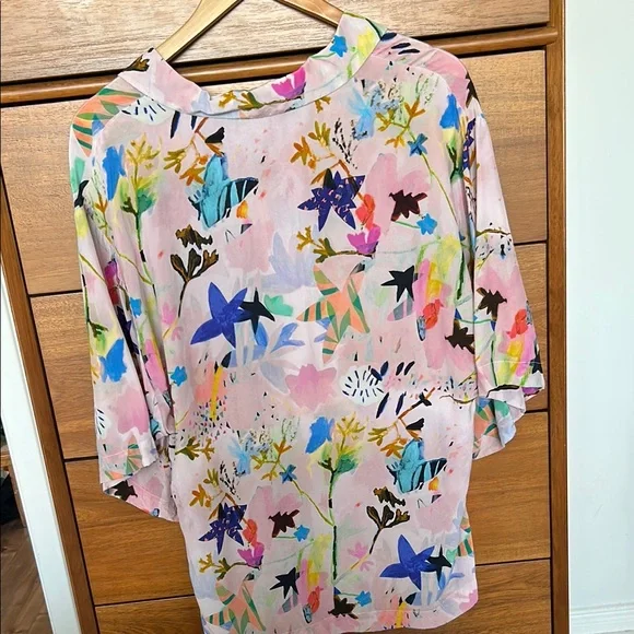 Floral Button-Up Blouse - Picture 4 of 13